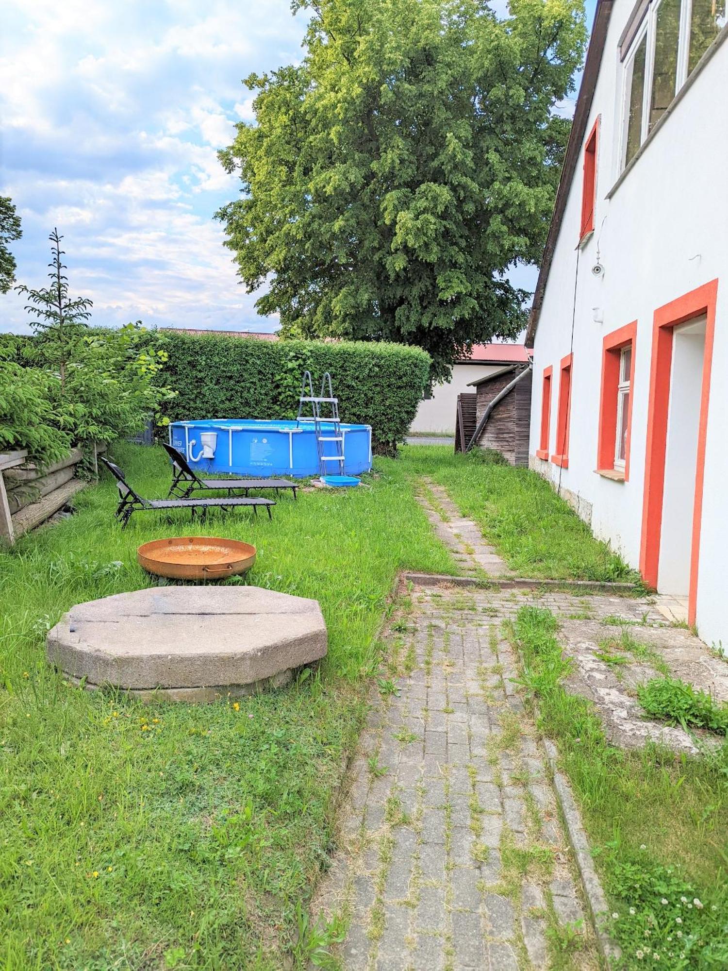 Apartament W4 - Urlaubsmagie- Pool, Terrasse, Barbecue Lichtenhain  Zewnętrze zdjęcie